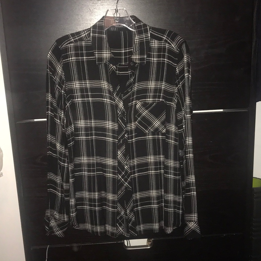 Plaid blouse